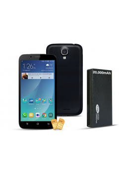 2 in 1 Bundle Offer ,Nova N9 Smartphone, E-TOP 20,000mAh Power Bank For Smartphones & Tablets, ET-606, 